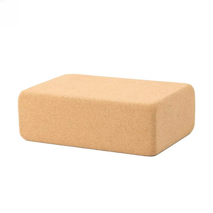 369 High-Density Cork Yoga Block for Beginners Leg Pressure Dance Block 22.5*15*7.5Cm